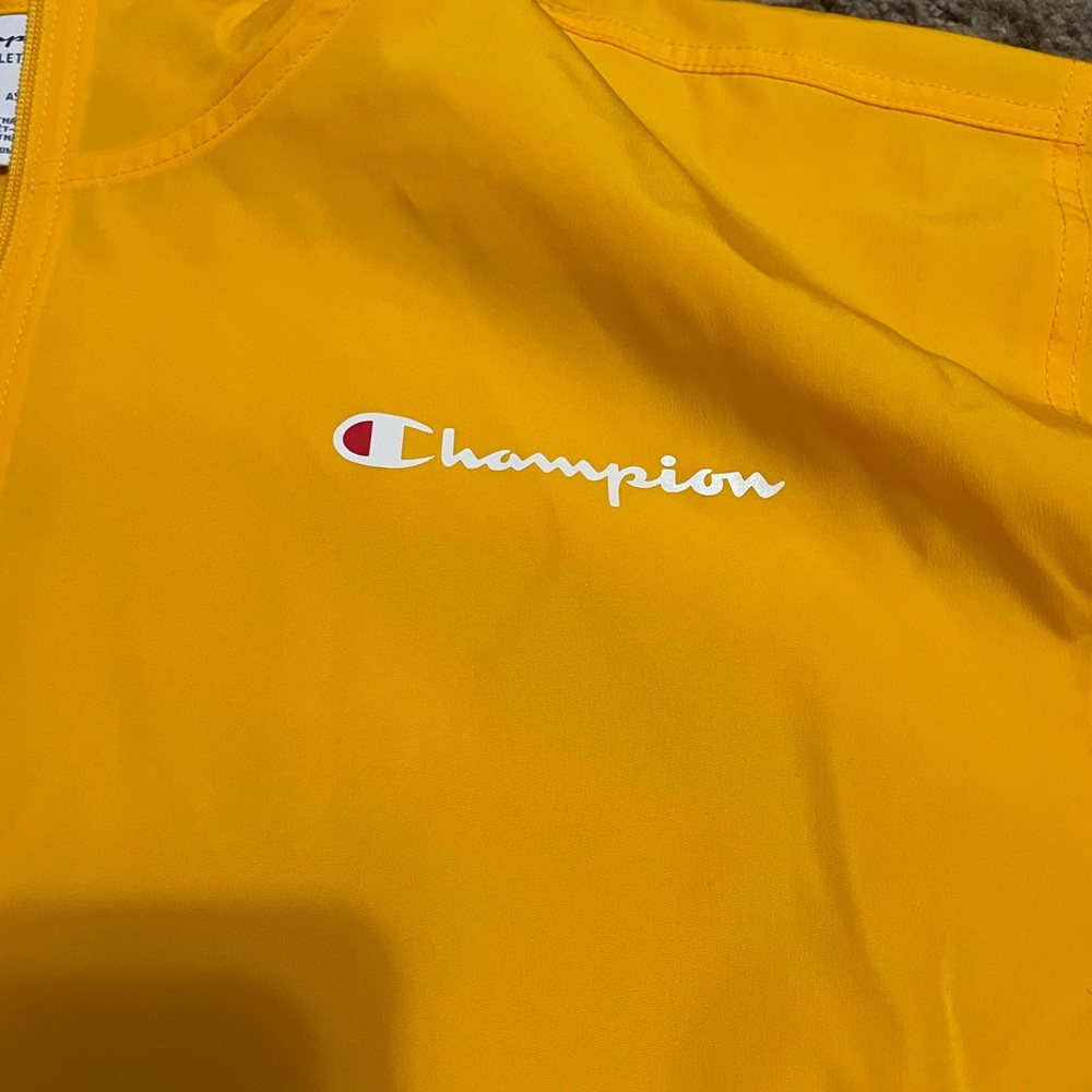 Champion Yellow Windbreaker